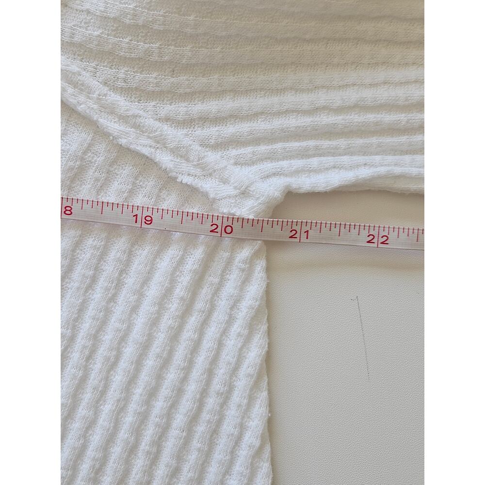 Free People Snow Day Open Knit Thermal Top, Size M - Picture 9 of 11